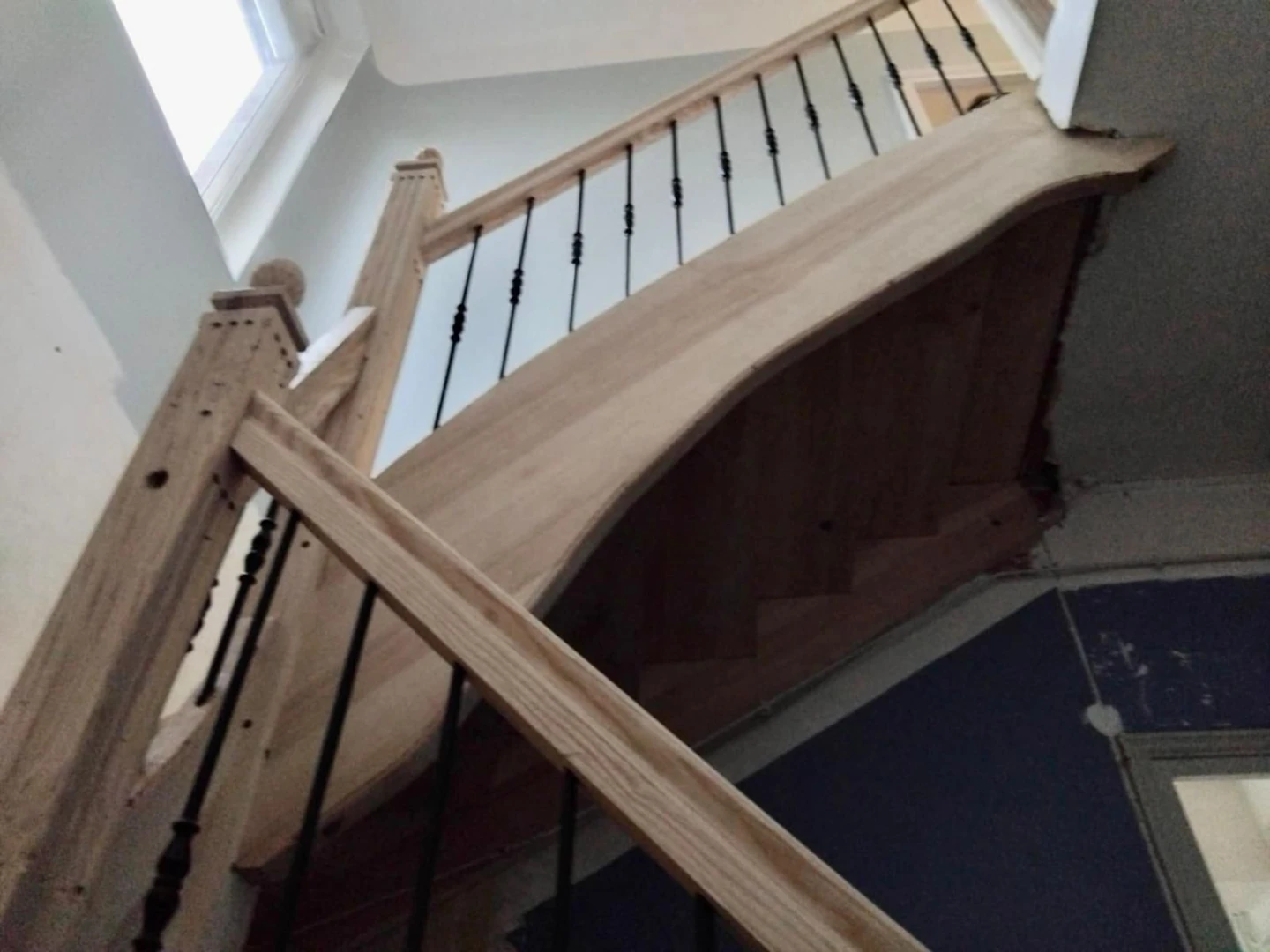 Escalier en bois